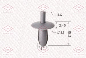 Клипса автомобильная [упаковка 10 штук] VAG TJB1330 TJB1330 TATSUMI