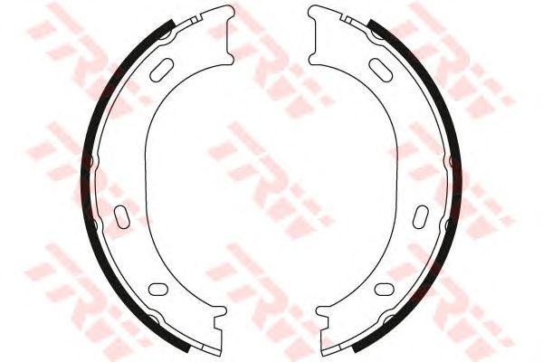 Колодки тормозные MERCEDES стояночного тормоза (4шт.) TRW GS8433 TRW