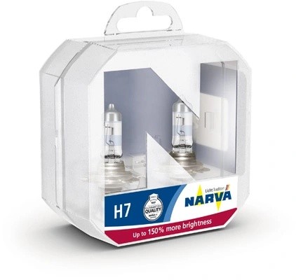 Лампа 12V H7 55W PX26d +150% бокс (2шт.) Range Power 150NARVA 480712100 NARVA