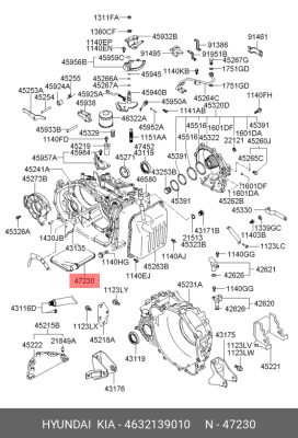 Фильтр масляный в АКПП 4632139010 HYUNDAI KIA