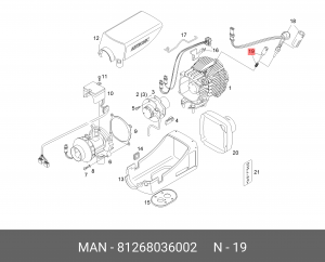 Сито 81268036002 MAN