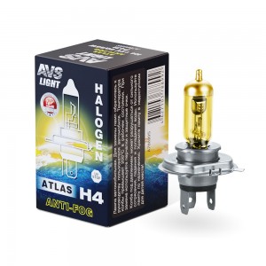 лампа! желтая (H4) 60/55W 12V ATLAS ANTI-FOG коробка 1шт.\ A78899S AVS