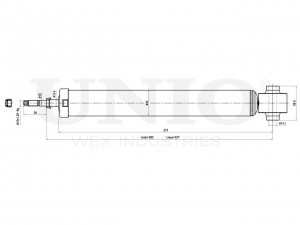 Амортизатор газовый задней подвески SAB-10680 UNIO