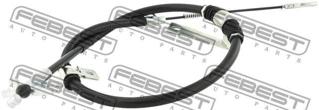 Трос ручника правый SSANG YONG KYRON 2005-2013 14100-KYR05RH 14100-KYR05RH FEBEST