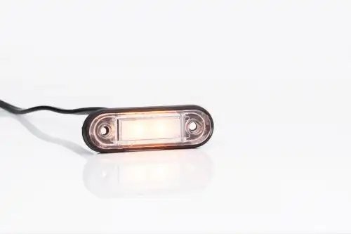 фонарь габаритный! жёлтого цвета, LED с проводом 0.5м\ FT015ZLED FRISTOM