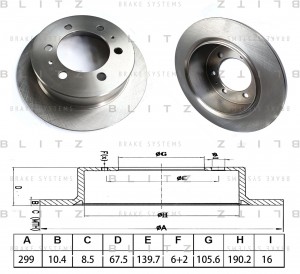 SSANG YONG KORANDO KJ (1996>)/ MUSSO (1995>) BS0661 BLITZ
