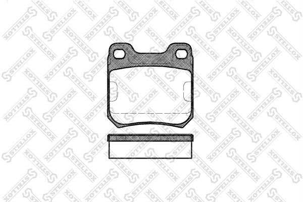239 40=FDB973 !колодки дисковые з.\ Opel Omega/Caravan 2.0-3.6/2.3D-2.5TD 94> 250-040-SX STELLOX