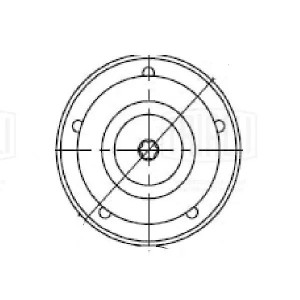 Ролик привод. ремня Renault Megane II (02-) 1.9dCi/2.0i (только ролик натяж.) (C CM 5542 TRIALLI