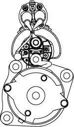 M93R - стартер с редуктором M93R3002SE (4929600/4948058/3604677RX) 12-z EQB-180 M93R3002SE PRESTOLITE ELECTRIC