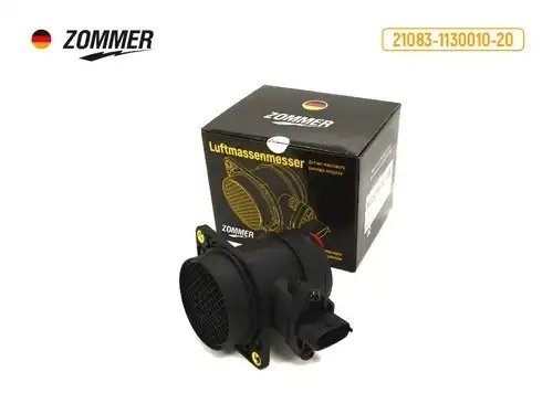 Датчик массового расхода воздуха (ДМРВ) ВАЗ 2108, 2109, 2110, 2111, 2112 (028021 21083-1130010-20 ZOMMER