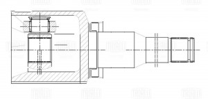 ШРУС внутренний GO 0552 TRIALLI