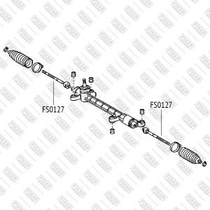 Тяга рулевая левая/правая TOYOTA Corolla/Runx 01- FS0127 FS0127 FIXAR