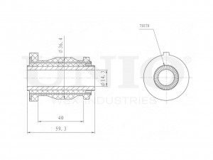 С/блок передний переднего нижнего рычага RMP-20442 UNIO