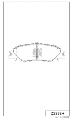 Колодки тормозные дисковые Lexus LX VJA310 21.12-  Toyota Tundra VXKA70,VXKH80 2 D2393H MK KASHIYAMA