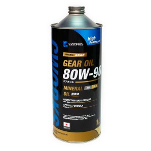 Масло трансмиссионное SUPERIA GEAR OIL 80W-90 GL-5 1L A21SR1001 A21SR1001 CWORKS