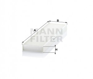 Фильтр воздушный салона MINI Clubman (R55),Countryman (R60) угольный MANN CU4436 MANN FILTER