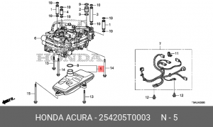 Фильтр масляный АКПП HONDA HR-V OE 25420-5T0-003 HONDA