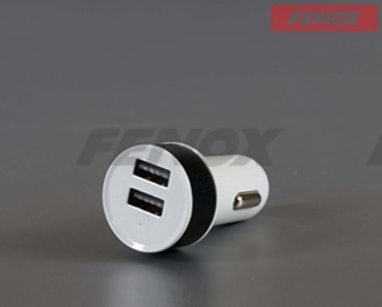 зарядное устройство!автомобильное, 2USB\ FAE2001 FENOX