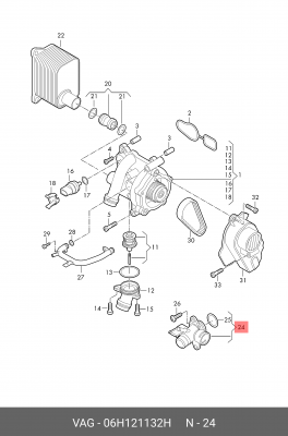 AUDI Q5 (2008>) 06H 121 132 H VAG