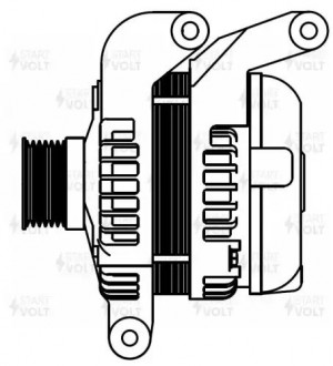 Генератор для а/м Ford Focus II (04-)/C-Max (04-) 2.0i 150A (LG 1004) LG 1004 START VOLT