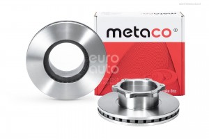 Диск тормозной передний вентилируемый 3050393 METACO