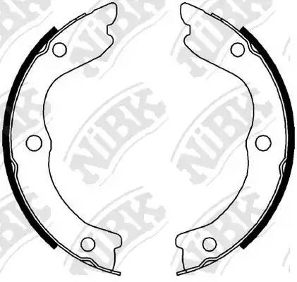 Колодки тормозные барабанные NISSAN X-TRAIL 2001-2013 FN0650 FN0650 NIBK