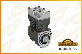 Компрессор воздушный 2 цил. RVI 5001836982, 5000694824. KNORR LP4845, LP4827,  S 160011006 SONDER