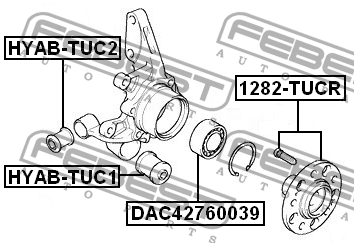 Ступица 1282-TUCR 1282-TUCR FEBEST