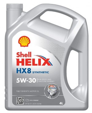 Масло моторное синтетическое Helix HX8 Synthetic 5W-30 4л 550040542 (550046364)( 550040542 SHELL