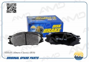 Колодки тормозные передние AMDBF117 AMD.BF117 AMD