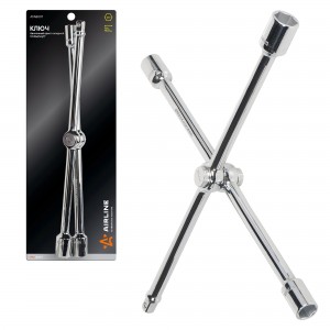 Ключ баллонный крестовой складной (17*19*21*1/2) 400мм PRO (ATAB007) ATAB007 AIRLINE