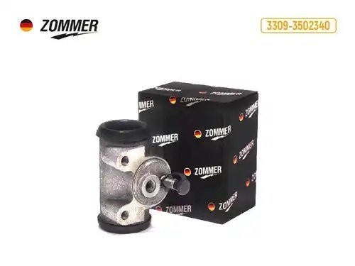 Цилиндр тормозной задний ГАЗ 3309, 3307, ПАЗ (под АБС) самоподводящийся 33093502340 ZOMMER