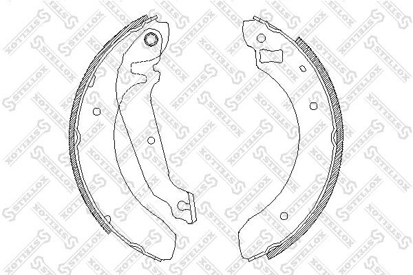 4062.00=376SBS=361302B=FSB176 !колодки барабанные\ Ford Sierra 1.8-2.3D 82-93 073-100-SX STELLOX