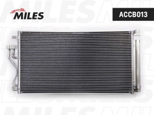 Радиатор кондиционера (паяный) HYUNDAI IX35 10-/KIA SPORTAGE 2.0 10-) ACCB013 ACCB013 MILES
