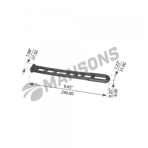 крепление крыла! заднего резина\ Volvo FH12/16 OLD 900345 MANSONS