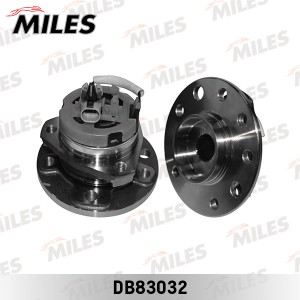 Ступица колеса передняя с подшипником с ABS (5 отверстий) OPEL ASTRA G/ZAFIRA A  DB83032 MILES