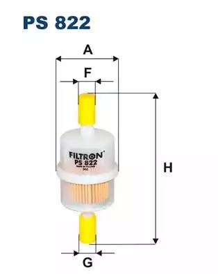 Фильтр топливный FILTRON PS 822 PS822 FILTRON