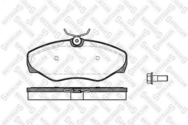 колодки дисковые п.!\ Nissan Primastar, Opel Vivaro 01>, Renault Espace III 00-0 845-000B-SX STELLOX