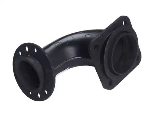 Патрубок КАМАЗ-ЕВРО приемный короткий (под 8 шпилек) нержавейка MEGAPOWER 120-12-002 MEGA POWER