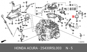 Фильтр АКПП 25430R5L003 25430R5L003 HONDA