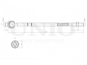 Тяга рулевая SSP-30067 UNIO