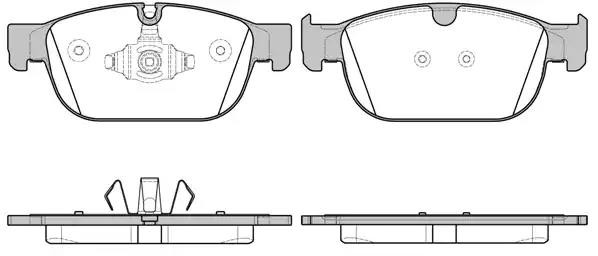 1696 00 колодки дисковые п.!\ Volvo XC90 14> 1696.00 REMSA