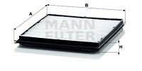 Фильтр салонный MANN CU2516 CU 2516 MANN FILTER
