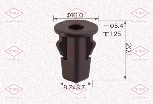 Клипса автомобильная [упаковка 10 штук] TOYOTA/LEXUS TJB1314 TJB1314 TATSUMI