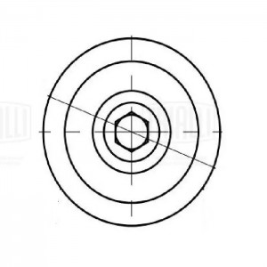 Ролик приводного ремня CM 5549 TRIALLI