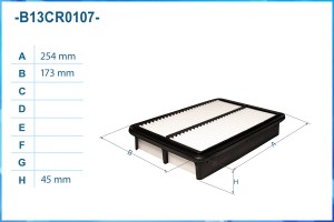 Фильтр воздушный B13CR0107 B13CR0107 CWORKS