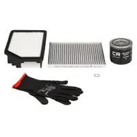 Компл. фильтров для а/м Hyundai Solaris 10-/Kia Rio 11- 1.4i/1.6i масл+возд+сало CRKIT1001 CARVILLE RACING