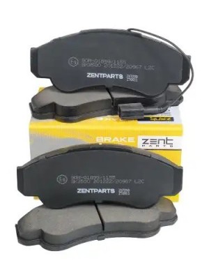 колодки дисковые передние! Peugeot Boxer 2.0HDi/2.8HDi, Fiat Ducato 2.8D/JTD 02> Z07299 ZENTPARTS