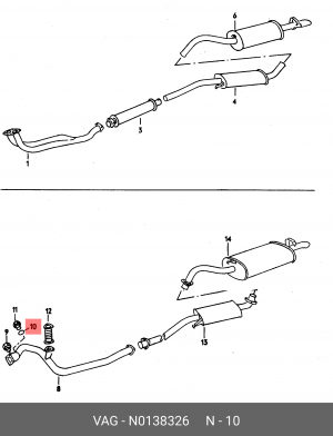 кольцо уплотнительное!\ VAG N 013 832 6 VAG