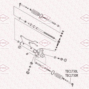 Наконечник рулевой тяги L CHEVROLET Lacetti 05- TEC1730L TEC1730L TATSUMI